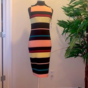 Multi color midi dress